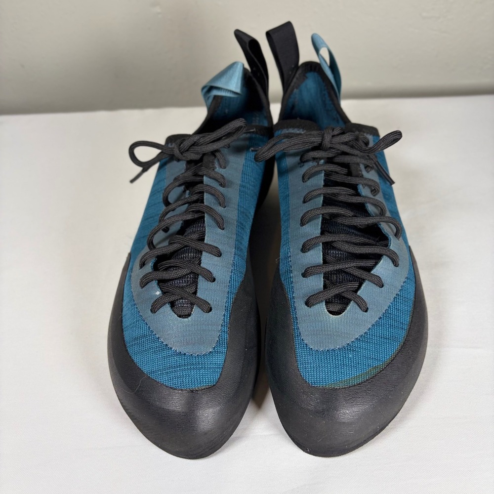 Black Diamond Momentum Blue Lace Up Rock Climbing Shoes Womens 9.5 Mens 8.5
